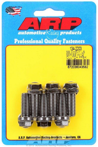Pressure Plate Bolt Kit Chromoly for GM LS Engines 12in Clutch Set of 6