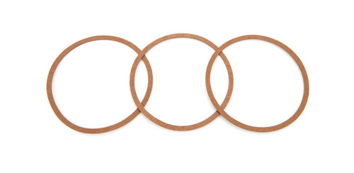 Holley Air Cleaner Gasket Set For 5.125in Flange 0.060in Thick Set of 3 108-4