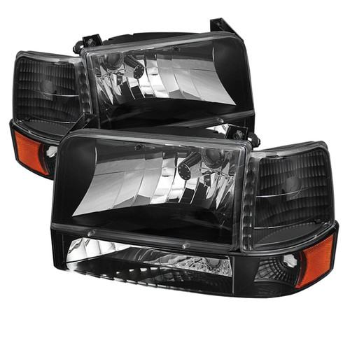 Spyder xTune Ford F-150 Bronco 92-96 Amber Bumper Headlights Corner Lights
