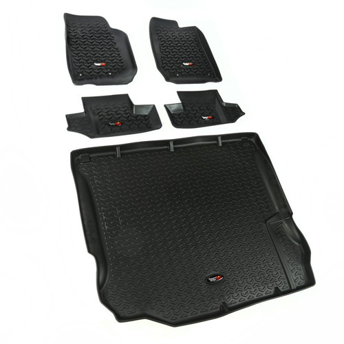 Rugged Ridge All Terrain Floor Liners for 2011-2018 Jeep Wrangler JK, 5-Piece