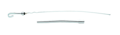 Mr. Gasket Chrome Oil Dip Stick Pontiac V8 Solid Steel Tube Block Mount