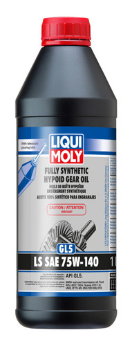 Liqui Moly Hypoid Gear Oil LS 75W-140 Fully Synthetic 1L for BMW 3 Series