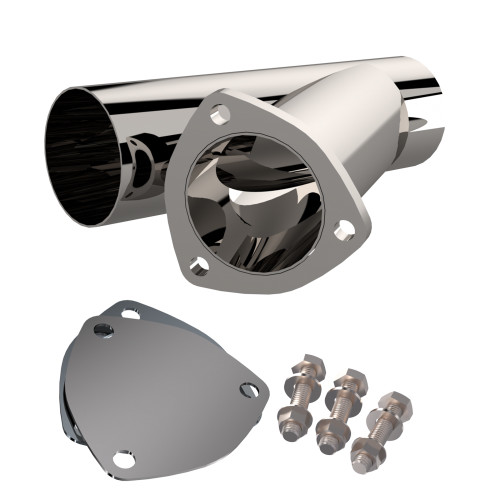 3.00 Inch Stainless Stee l Exhaust Cutout 3.00 Inch Stainless Stee l Exhaust Cutout