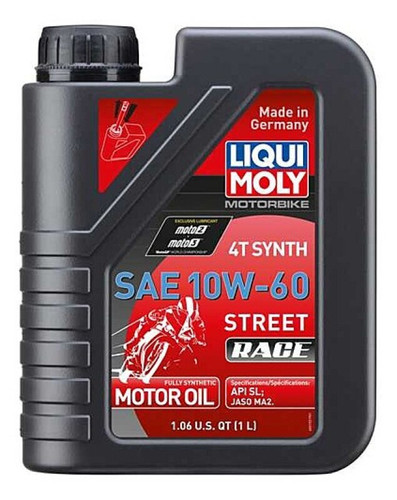LIQUI MOLY 1L PowerSports Synthetic Motor Oil SAE 10W60 Harley Davidson