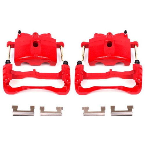 PowerStop Red Brake Calipers GMC Savana Chevrolet Express Powder Coated