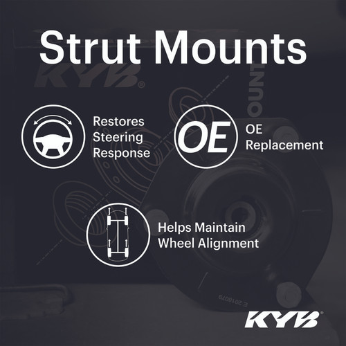 KYB Front Strut Mounts Cadillac Catera Pontiac GTO OE Replacement
