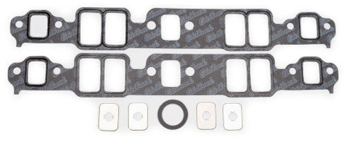 Edelbrock Intake Manifold Gasket Set 0.060in Rectangular Port for SBC 7201