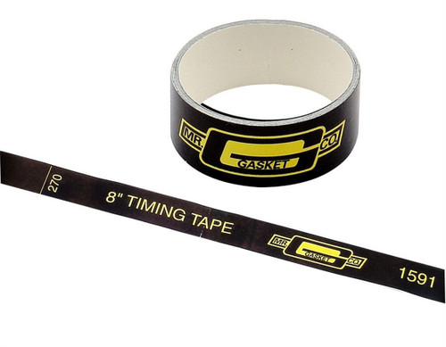 Mr Gasket Ignition Timing Tape 8in Harmonic Balancer for Chevy V8 SBC BBC