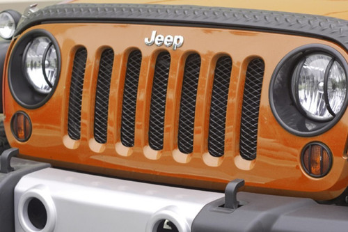 Rugged Ridge Mesh Grille Insert for Jeep Wrangler 2007-2018 * Black or Stainless