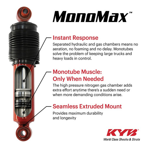 KYB MonoMax Rear Shock Absorber Heavy Duty for Dodge Ram 1500 2002-2005