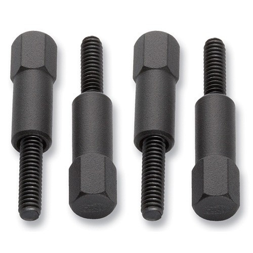 Ford Valve Cover Fastener Set 1/4-20 Black Crinkle Logo for Ford Engines Set 4