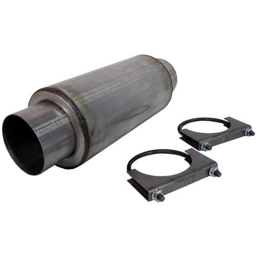 MBRP R2009 Universal Resonator 4" In/Out 12" Body Aluminized Steel Exhaust