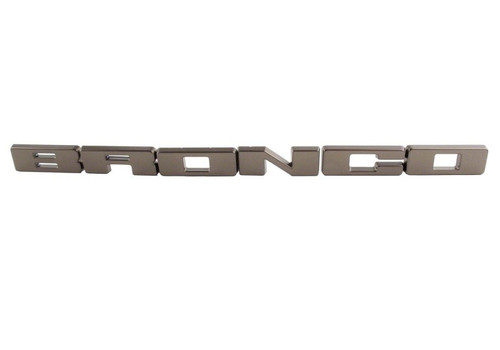 Ford Racing Bronco Grille Lettering Overlay Kit Sinister Bronze Finish