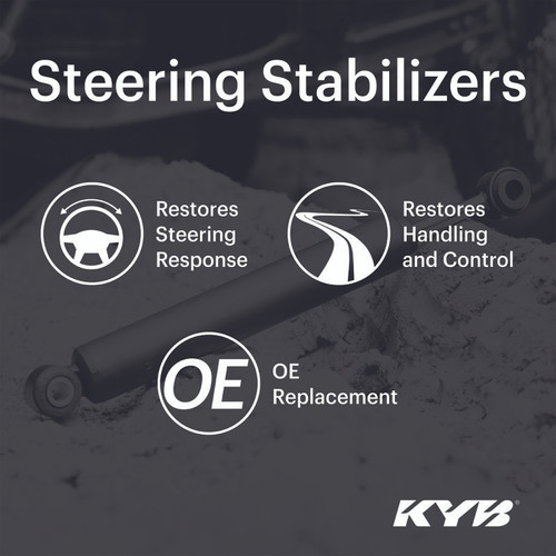 KYB SS10317 Steering Stabilizer Jeep Wagoneer Chevrolet Silverado 4WD