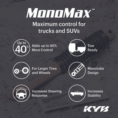 KYB MonoMax Rear Shock Absorbers Cadillac Escalade Chevy Avalanche 1500