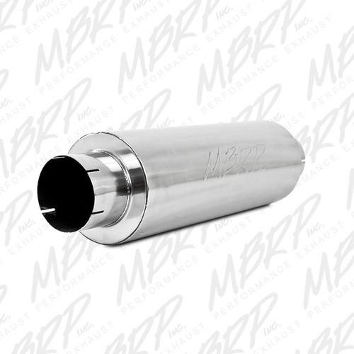 MBRP M2220S Universal Quiet Tone Diesel Muffler 5in Inlet/Outlet 8in Body