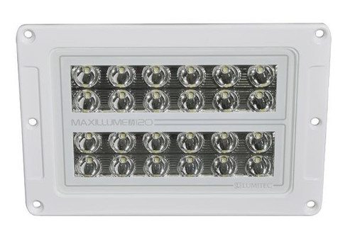 For FLD LGHT MAXILLUME H120 FLUSH WHT.