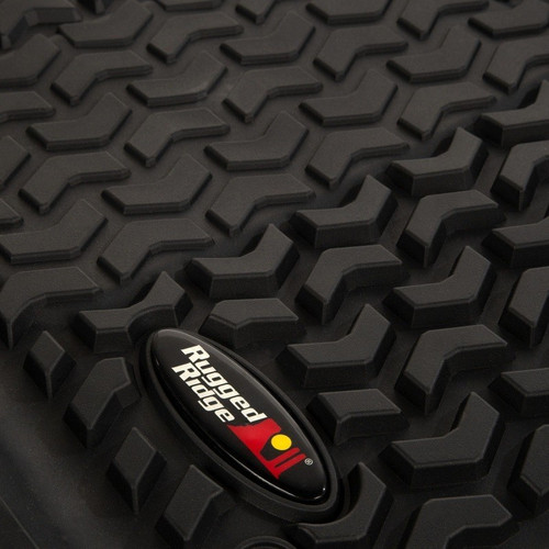 Rugged Ridge All Terrain Floor Liners for 2018-2020 Jeep Wrangler JL 4-Door