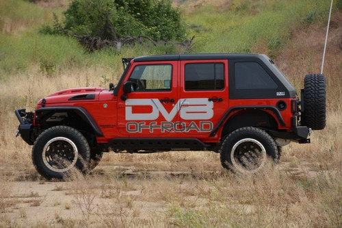 DV8 Offroad Heat Dispersion Vented Hood for 2007-2018 Jeep Wrangler JK Rubicon