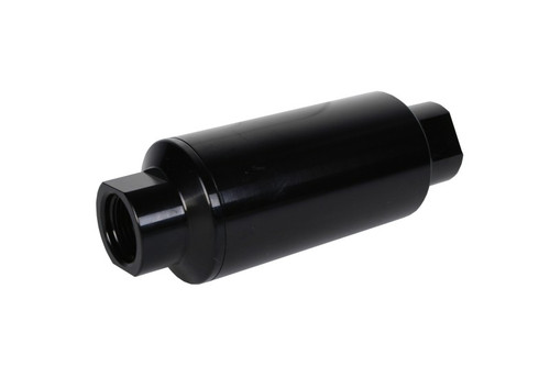 Aeromotive 10 Micron In-Line Fuel Filter ORB-10 AN10 Microglass Black 12350