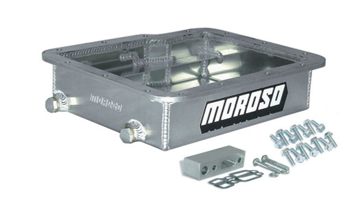 Moroso Aluminum Powerglide Transmission Pan 3.063 In Deep Flat Design
