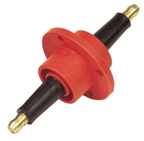 MSD Ignition Firewall Feed-Thru with HEI Style Universal Terminals Red and Black