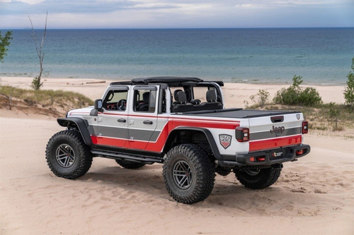 Rugged Ridge Voyager Fastback Soft Top for Jeep Gladiator 2020-2022, Black