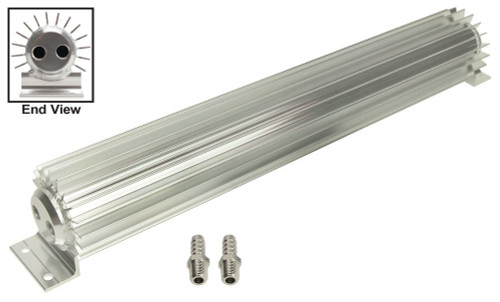 Derale Universal  Aluminum Fluid Cooler 20.25in Heat Sink 1/4 NPT Fittings