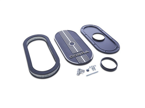 FORD PERFORMANCE COBRA OVAL AIR CLEANER ASSEMBLY BLACK 4V CARB M-9600-C302