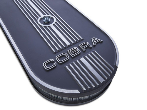 FORD PERFORMANCE COBRA OVAL AIR CLEANER ASSEMBLY BLACK 4V CARB M-9600-C302