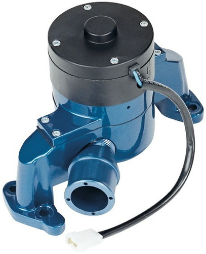Proform Electric Water Pump 35 GPM 1in NPT Blue for Small Block Chevy