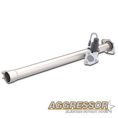 QTP Aggressor Cutout Pipe Stainless Steel Polished for 2015-2020 Ford F-150