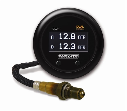 Innovate Universal Motorsports DLG-1 Dual AFR Gauge Kit 52mm Wideband O2 Sensors