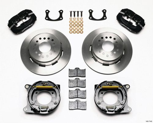 Wilwood Dynalite Rear Brake Kit Big Ford 4 Piston Caliper 12in Rotor