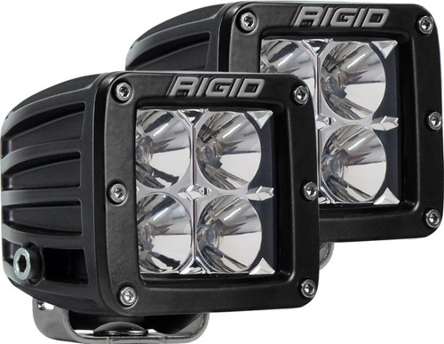 Rigid Industries Dually D-Series PRO Flood LED Pod Lights 3" Pair Black 3168 LM
