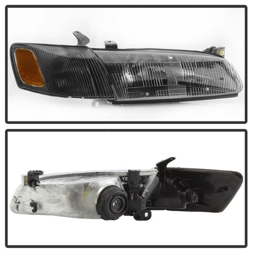 SPYDER xTune 97-99 Toyota Camry OEM Headlights Corner Lights Black