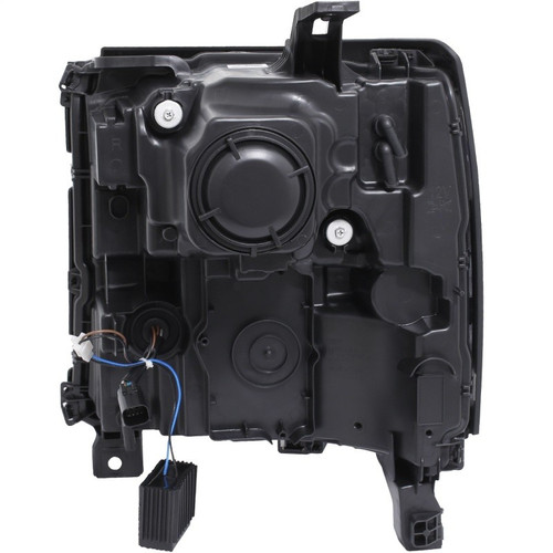 ANZO Projector Headlights Black Amber Turn for 2016-18 Chevrolet Silverado 1500