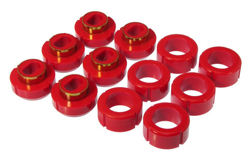 Prothane 7-108 Red Body Mount Kit for Chevy C/K 10-30 1981-1987 2WD 4WD