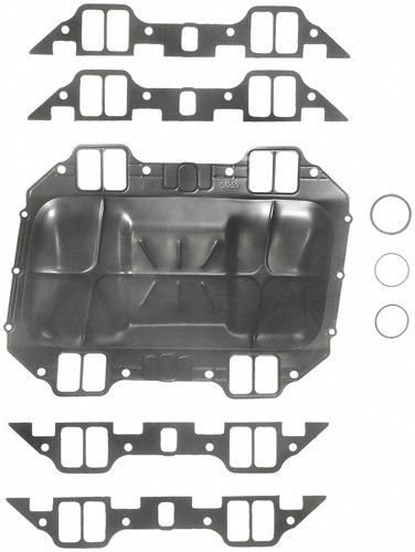 Fel-Pro Valley Pan Intake Gasket Embossed Metal for Mopar RB Series Engines
