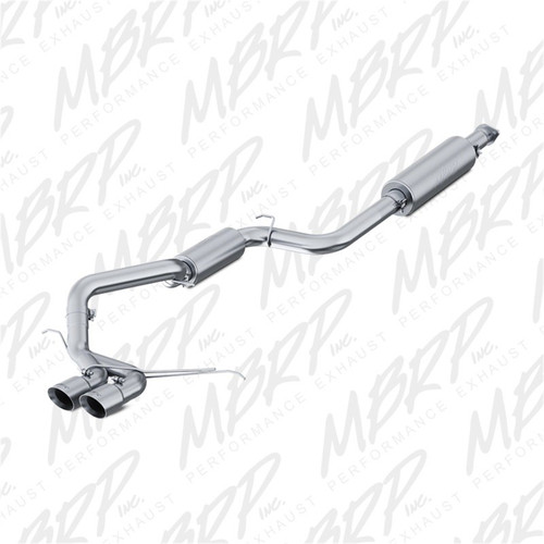 MBRP Armor Lite 3in Cat Back Exhaust for 2013-2018 Ford Focus ST Dual Center