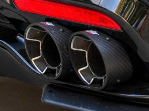 Borla Carbon Fiber Exhaust Tips Kit For 2018-2021 Kia Stinger Dual 2.25in