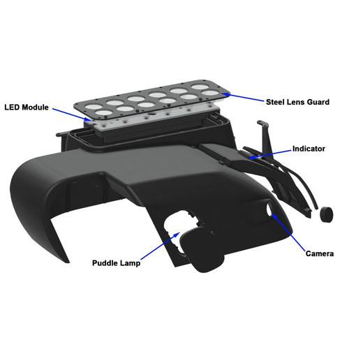 Oracle LED Side Mirror Ditch Light for Ford Bronco 2021-2023 2200LM 5894-001 Kit