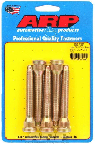 ARP Wheel Stud Kit 7/16-20 x 3.2in Chromoly for GM Disc Drum Brakes