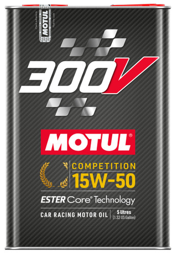 Motul 300V Competition 15W-50 Synthetic Racing Motor Oil 5L