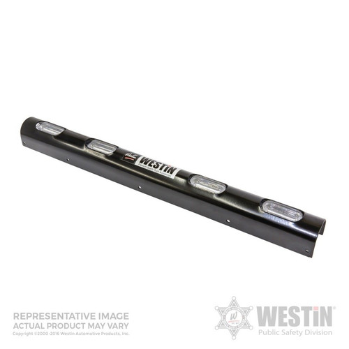 Westin Push Bumper Elite Light Channel Whelen 33.1 Inch Black