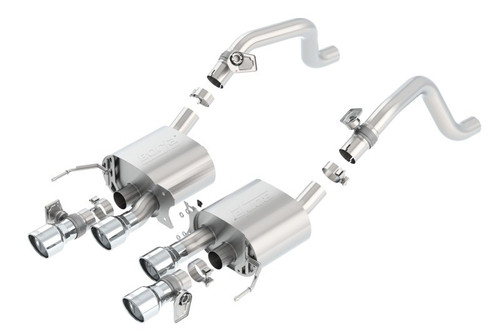 Borla S Type Axle Back Exhaust Stainless Steel for 2014-2019 Chevrolet Corvette