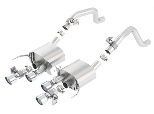 Borla S Type Axle Back Exhaust Stainless Steel for 2014-2019 Chevrolet Corvette