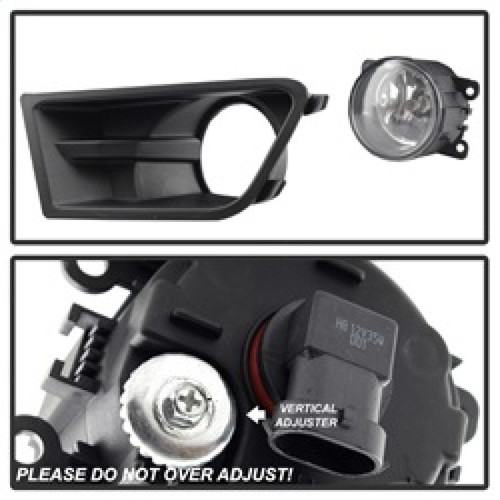 Spyder Fog Light with Universal Switch Ford Mustang 2010-2016 Clear