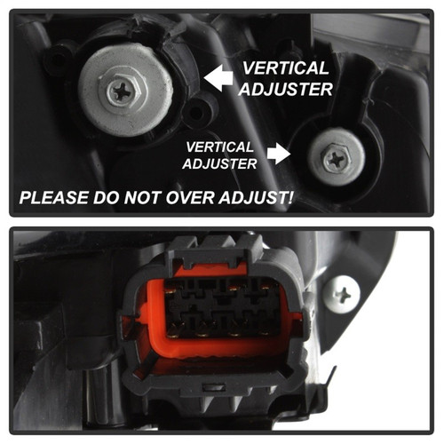 Spyder xTune Projector Headlight Black HID Sequential For Infiniti G37 2009-2013