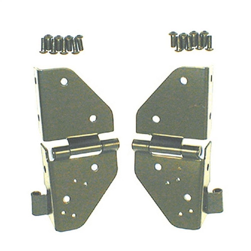 Rugged Ridge Black Windshield Hinges Jeep CJ YJ Models